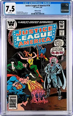 Buy Justice League Of America #176 CGC 7.5 (Mar 1980, DC) Conway, Whitman Variant • 31.98£