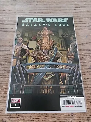 Buy Star Wars: Galaxy's Edge #1 (2019, Marvel) 2nd Printing Will Sliney Variant • 9.46£