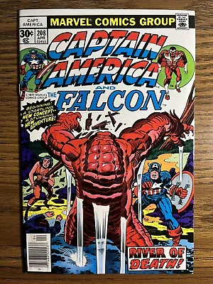 Buy Captain America 208 High Grade 1st App Arnim Zola Jack Kirby Marvel Comics 1977 • 19.72£
