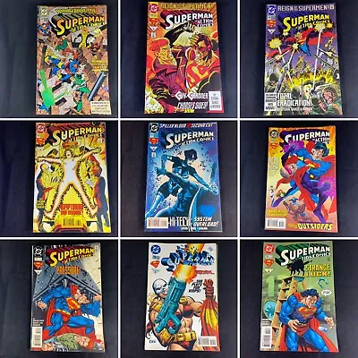 Buy (Lot Of 9) Action Comics Numbers 670, 688, 690, 693-4, 704, 712, 718, 721 DC • 15.79£