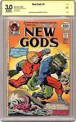 Buy New Gods #5 CBCS 3.0 SS Royer 1971 22-0692A42-413 • 71.51£