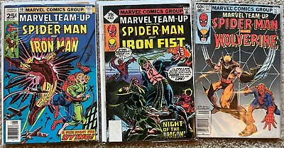 Buy MARVEL Comics Team-Up #48, 63, 117 Spider-Man, Wolverine, Superman Bronze Age • 29.68£