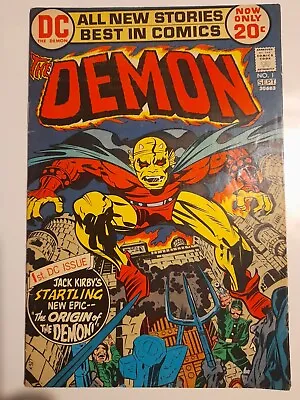 Buy The Demon #1 Aug 1972 VGC/FINE 5.0 1st Appearance & Origin Of Etrigan The Demon • 74.99£