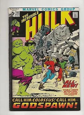 Buy The Incredible Hulk #145 (1971) Origin VG+ 4.5 • 7.20£
