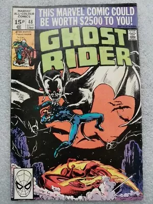 Buy Ghost Rider #48,1st Tabitha Arcanne App.Marvel Comics 1980.Very Good Condition • 1.50£