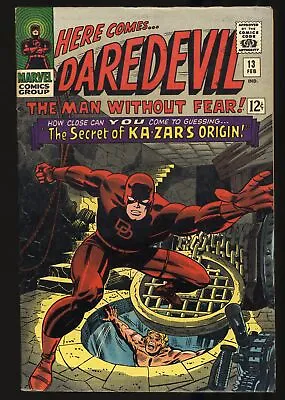 Buy Daredevil #13 FN+ 6.5 1st Appearance Vibranium! Ka-Zar! John Romita! Marvel 1966 • 59.96£