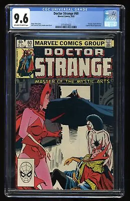 Buy Doctor Strange #60 CGC NM+ 9.6 Dracula Scarlet Witch Captain Marvel! Marvel 1983 • 62.53£