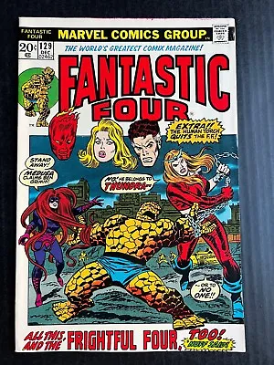 Buy FANTASTIC FOUR #129 December 1972 First Appearance Of Thundra Key Issue • 68.75£