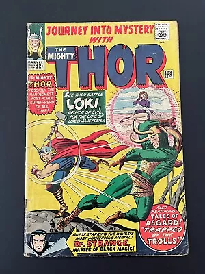 Buy Journey Into Mystery #108 - 1st Appearance Of King Sindri (Marvel, 1964) VG • 40.36£