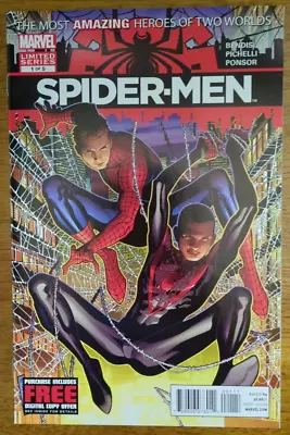Buy Spider-Men #1 - 1st Meeting Of Peter Parker & Miles Morales Spider Verse - 2012 • 23.82£