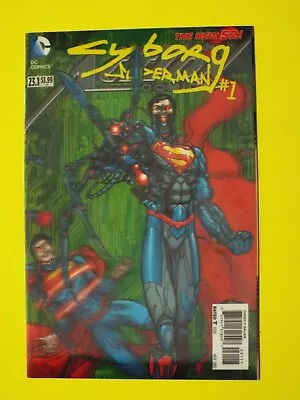 Buy DC Comics Action Comics Issue #23.1 Cyborg Superman 3D Lenticular Cover  • 10£