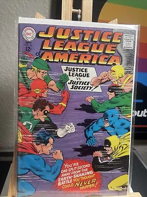 Buy JUSTICE LEAGUE OF AMERICA #56 (1967) Justice League Vs. Justice Society! • 17.73£