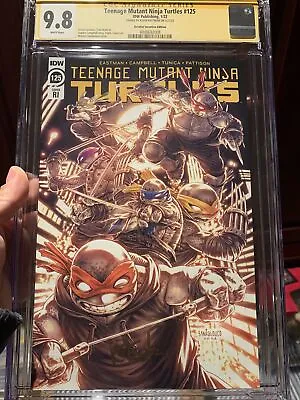 Buy Teenage Mutant Ninja Turtles #125 1:10 CGC 9.8 1st PUNK FROGS SS Signed Eastman! • 118.70£