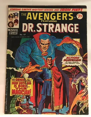 Buy The Avengers #56 (1973) Fair Marvel Uk • 9.95£