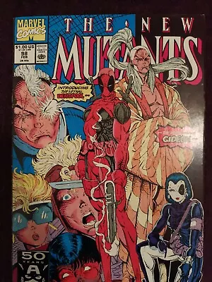 Buy Comics: New Mutants 98 1991, 1st Appearance Of Deadpool & Domino.key Issue.  • 250£