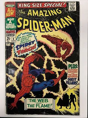 Buy Amazing Spider-Man Annual #4 (Marvel, 1967) 3rd Mysterio In Costume Lieber GD- • 24.02£