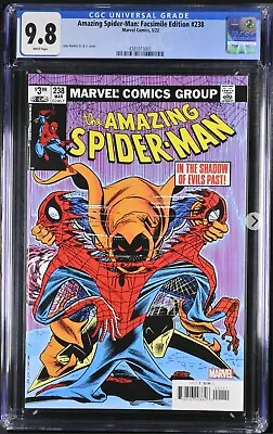 Buy Amazing Spider-Man #238 CGC 9.8 Facsimile 1st App Hobgoblin Marvel 2022 • 39.41£