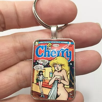 Buy Cherry #7 Cover Pendant With Key Ring And Necklace Comic Book Jewelry Poptart • 12.29£