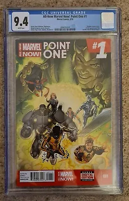 Buy All-New Marvel Now Point One #1 - Marvel - First Kamala Khan - CGC 9.4 • 129.99£