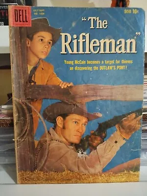 Buy The Rifleman # 1 / Four Color # 1009 (dell) Chuck Conners - Johnny Crawford • 15.94£