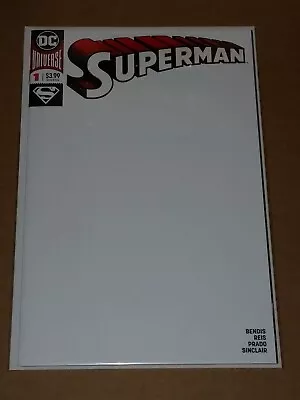 Buy Superman #1 Blank Variant Nm+ (9.6 Or Better) September 2019 Dc Universe Comics • 9.99£