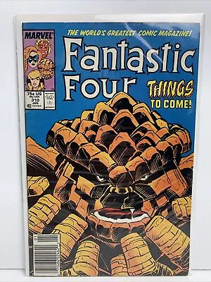 Buy Fantastic Four #310 (NEWSSTAND) THINGS To Come - 1988 Marvel Comics • 3.13£