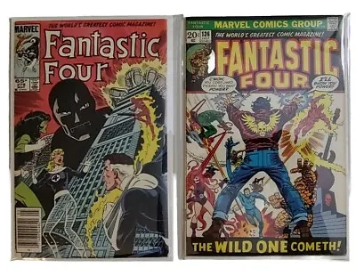 Buy Fantastic Four #278 (5/85) Dr Doom Origin Retold - White Pages (VF-) + FF #136 • 6.36£