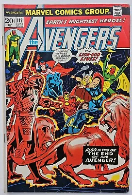 Buy Avengers #112 (1973) 1st Mantis MCU Guardians Movie Marvel VG/FN • 21.42£
