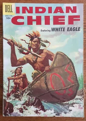 Buy Indian Chief #22 Dell Comics 1956 - White Eagle Appears - VF • 19.85£