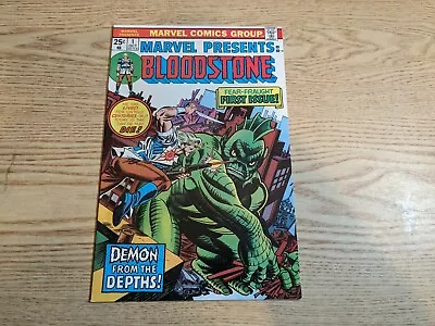 Buy Marvel Presents: Bloodstone #1 - 1975, 1st App Of Bloodstone • 19.99£