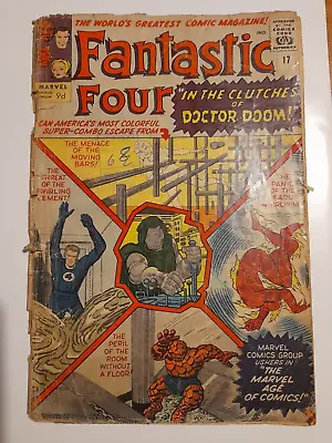 Buy Fantastic Four #17 May 1963 Fair/Good 1.5  Defeated By Doctor Doom!  • 49.99£