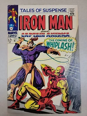 Buy Vintage Tales Of Suspense Jan 1968 #97 The Coming Of Whiplash Marvel Comic Book • 118.30£