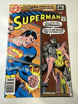 Buy Superman #331: “Lockup At 20,000 Feet!” 1st App Master Jailer, DC Comics 1979 VF • 7.24£