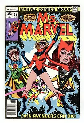 Buy Ms. Marvel #18 VG/FN 5.0 1978 1st Full App. Mystique • 60.88£