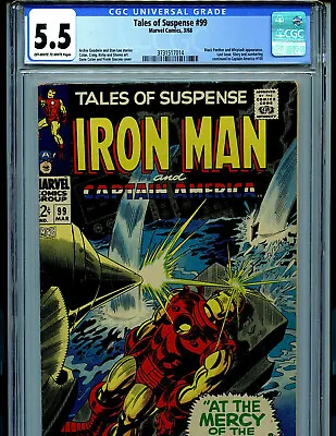 Buy Tales Of Suspense #99 CGC 5.5 1968 Silver Age Marvel Last Issue Amricons B12 • 127.92£