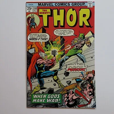 Buy Thor 240 (1974) 1st App Seth & Mimir When Gods Make War Marvel S • 9.46£