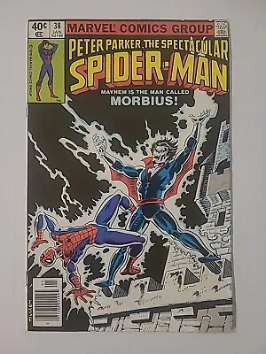 Buy Spectacular Spiderman 38 Newsstand Morbius Cured 1979 • 23.99£
