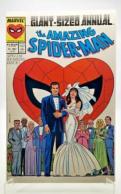 Buy Amazing Spider-Man #21 (1987) Annual SPECIAL WEDDING ISSUE NM/NM- • 62.71£