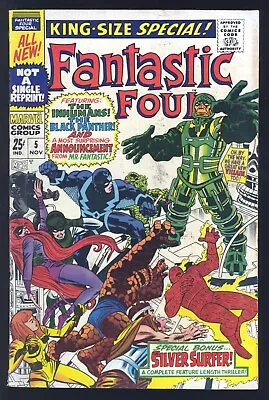 Buy Fantastic Four Annual #5 Marvel 1967 FN 1st Psycho Man, Surfer Solo FREE SHIP • 48.18£