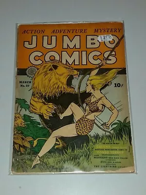 Buy Jumbo Comics #37 Fr/g (1.5) Fiction House Sheena March 1942 < ** • 69.99£