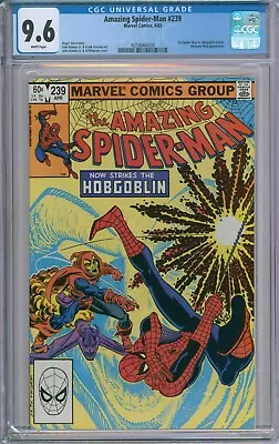 Buy Marvel Comics Amazing Spider-Man #239 CGC 9.6 Madam Web Appearance • 99.58£