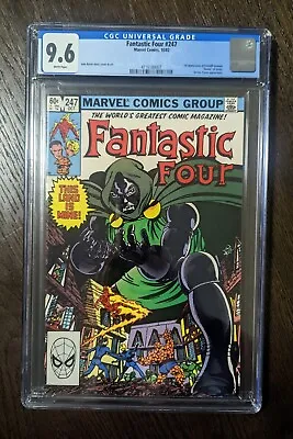 Buy Fantastic Four #247, CGC 9.6, 1st App Kristoff Vernard, Classic Doom Cover, 1982 • 91.19£