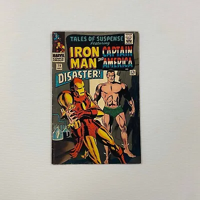 Buy Tales Of Suspense Iron Man Captain America #78 1966 VG/FN Pence Copy • 40£