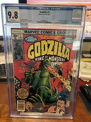Buy GODZILLA #1 (1977) Marvel CGC 9.8, WP - Herb Trimpe Cover KEY! NEWSSTAND! • 375.54£