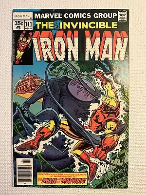 Buy The Invincible Iron Man #111 Marvel Comics 1978 Bronze Age, Boarded • 4.76£