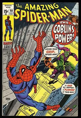 Buy Amazing Spider-Man #98 VF 8.0 Drug Issue! Green Goblin! No CCA! Marvel 1971 • 99.28£