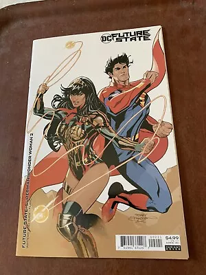 Buy DC COMICS FUTURE STATE SUPERMAN WONDER WOMAN #2 Variant Cover • 2£