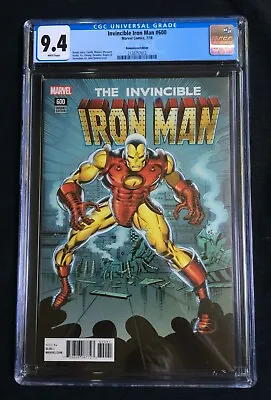 Buy Invincible Iron Man #600  Remastered Edition CGC 9.4 2138757012 • 150£