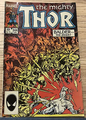 Buy The Mighty Thor #344 Marvel Comics Walter Simonson, June 1984,Key Issue & Bagged • 5.97£