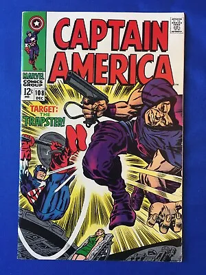 Buy Captain America #108 VFN- (7.5) MARVEL ( Vol 1 1968) Kirby (2) • 39£